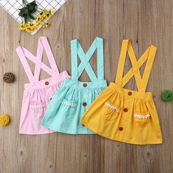 skirts style 2021 casual toddler kid baby girl ruffle pocket button suspender skirt clothes adjustable outfits 6 -3 y, Blue
skirts style 2021 casual toddler kid baby girl ruffle pocket button suspender skirt clothes adjustable outfits 6 -3 y, Blue