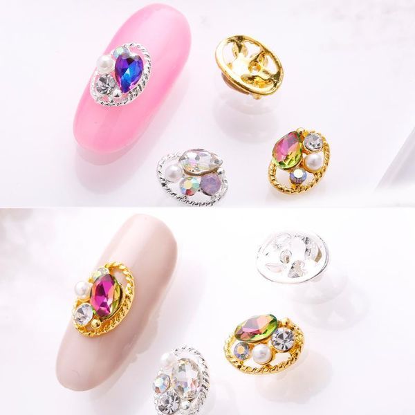 nail rhinestones pearl charms hollow oval metal gold/silver base nails art jewelry alloy for 3d decoration decorations1, Silver;gold
nail rhinestones pearl charms hollow oval metal gold/silver base nails art jewelry alloy for 3d decoration decorations1, Silver;gold