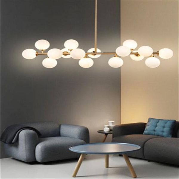 pendant lamps 2021 nordic post-modern one-word glass ball magic bean lamp creative living room restaurant iron chandelier special offer
pendant lamps 2021 nordic post-modern one-word glass ball magic bean lamp creative living room restaurant iron chandelier special offer