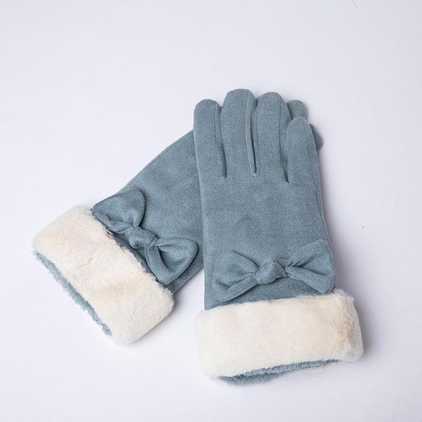 five fingers gloves touch screen winter thermal women lace warm cashmere mittens plush wrist driving defense cold, Blue;gray
five fingers gloves touch screen winter thermal women lace warm cashmere mittens plush wrist driving defense cold, Blue;gray