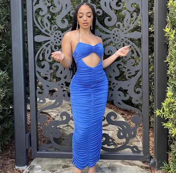 casual dresses 2021 summer women's hollow halter strap pleated bodycon night club party female split holiday mujer vestido, Black;gray
casual dresses 2021 summer women's hollow halter strap pleated bodycon night club party female split holiday mujer vestido, Black;gray