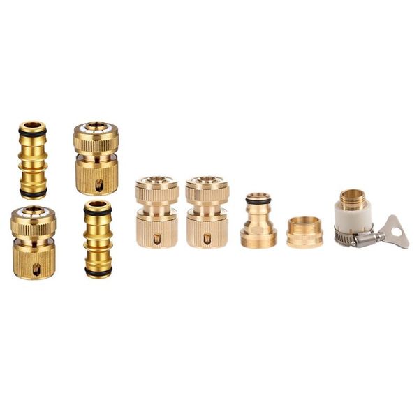4x garden hose quick connector male end extender & 5pcs of faucet nozzle adapter plumbingfittings watering equipments
4x garden hose quick connector male end extender & 5pcs of faucet nozzle adapter plumbingfittings watering equipments