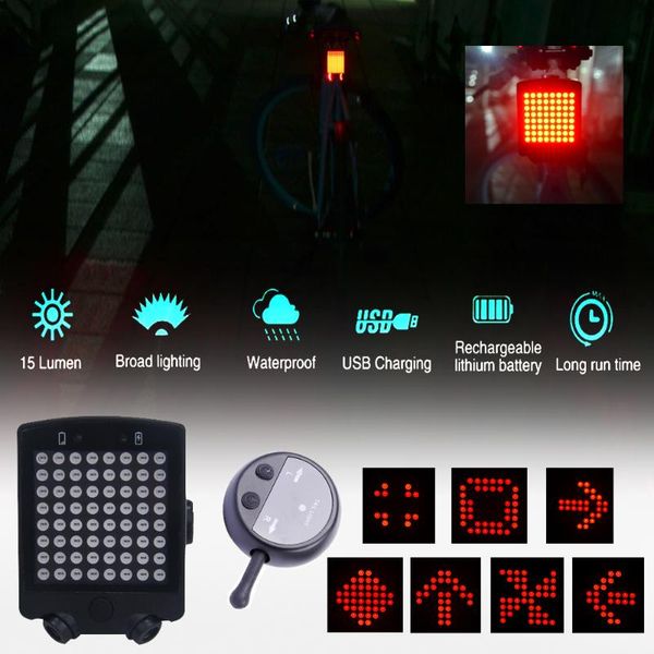 bike lights wireless remote control steering bicycle tail light waterproof usb charging and convenient
bike lights wireless remote control steering bicycle tail light waterproof usb charging and convenient