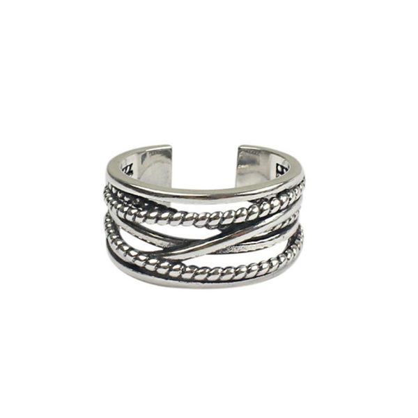 cluster rings genuine silver jewelry 925 sterling multilayer wrap twist vintage open ring for women men retro adjustable statem, Golden;silver
cluster rings genuine silver jewelry 925 sterling multilayer wrap twist vintage open ring for women men retro adjustable statem, Golden;silver