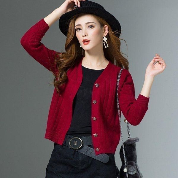 women's knits & tees women 2021 spring autumn knitted cropped cardigan sweaters female short coat v neck single breasted knitwear solid, White
women's knits & tees women 2021 spring autumn knitted cropped cardigan sweaters female short coat v neck single breasted knitwear solid, White