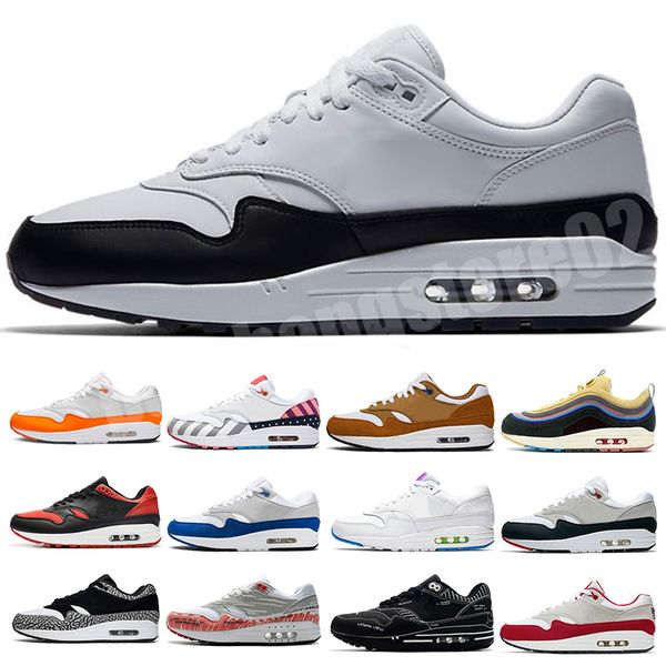 2021 classic 1 one men women 87 running shoes triple black white sports trainer cushion surface breathable mens sport sneakers 36-46
2021 classic 1 one men women 87 running shoes triple black white sports trainer cushion surface breathable mens sport sneakers 36-46
