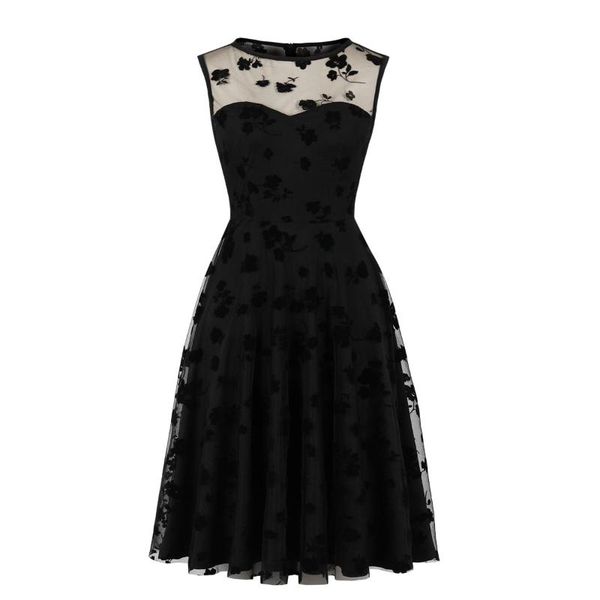 casual dresses women's floral mesh layer sweetheart black cocktail vintage dress, Black;gray
casual dresses women's floral mesh layer sweetheart black cocktail vintage dress, Black;gray