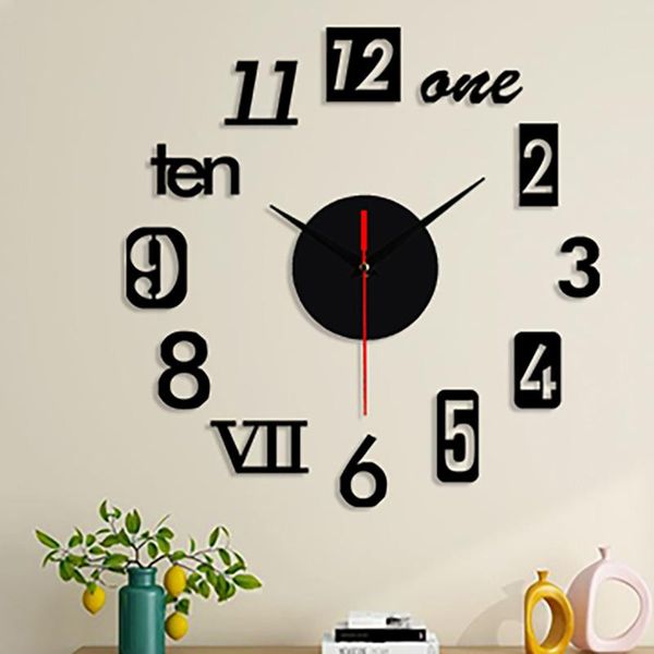 wall clocks mute clock needle pointing 12 hours display acrylic 3d foam sticker diy piecing mixing english rome serial number
wall clocks mute clock needle pointing 12 hours display acrylic 3d foam sticker diy piecing mixing english rome serial number