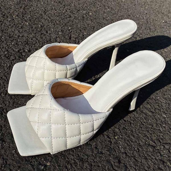 women summer slippers thin high heels sandals square toe slides gingham zapatos de mujer outdoor beach flip flops 2021, Black
women summer slippers thin high heels sandals square toe slides gingham zapatos de mujer outdoor beach flip flops 2021, Black