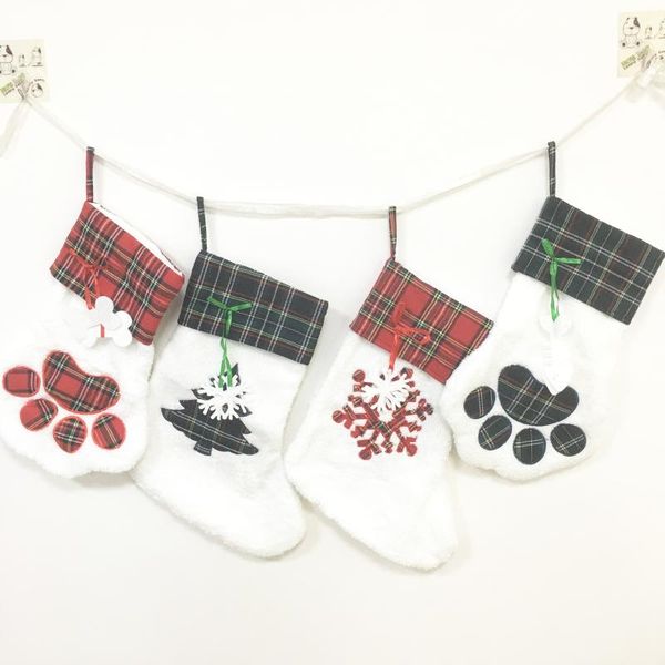 christmas decorations 20pcs/lot merry socks pet dog cat large hanging soft plaid stocking xmas tree decoration gift
christmas decorations 20pcs/lot merry socks pet dog cat large hanging soft plaid stocking xmas tree decoration gift