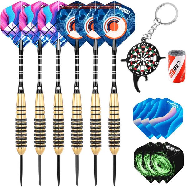 darts 6 pieces of pure copper needle dart suit with good feel, stable flight and easy installation steel
darts 6 pieces of pure copper needle dart suit with good feel, stable flight and easy installation steel