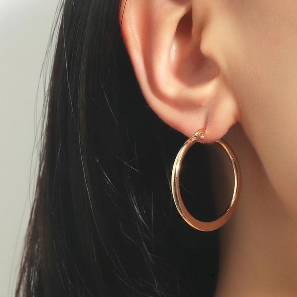 hoop & huggie 2021 women's fashion circle stainless steel statement earrings cool stuff simple accessories for jewelry large, Golden;silver
hoop & huggie 2021 women's fashion circle stainless steel statement earrings cool stuff simple accessories for jewelry large, Golden;silver