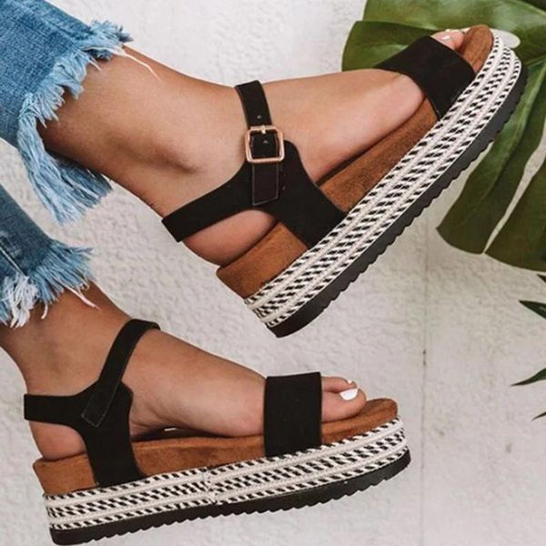sandals 2021 women real leather shoes summer buckle strap hollow out beach cool ladies footwear size 37-42, Black
sandals 2021 women real leather shoes summer buckle strap hollow out beach cool ladies footwear size 37-42, Black