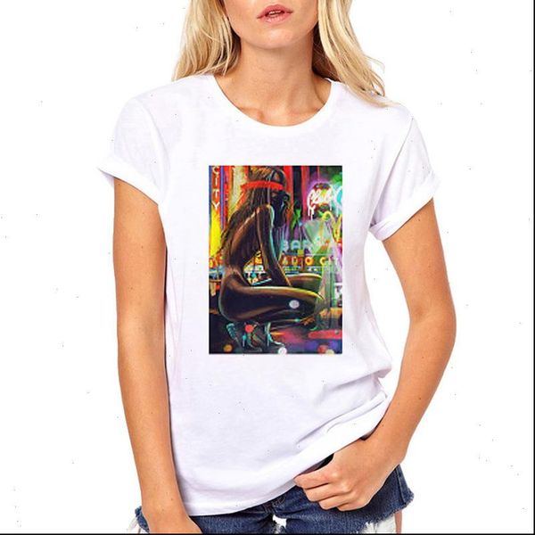 summer women short sleeve t shirt cartoon print tee shirts female fashion graphic punk o neck, White
summer women short sleeve t shirt cartoon print tee shirts female fashion graphic punk o neck, White