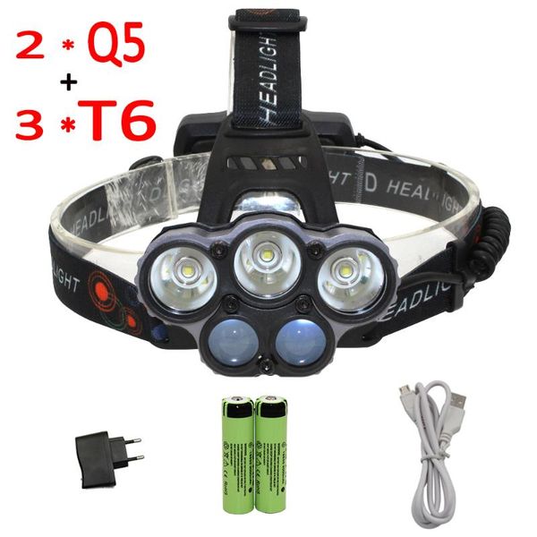 led headlamp 3x xml t6+2x q5 headlight usb rechargerable head lamp lantern flashlilght for emergency camping +18650 headlamps
led headlamp 3x xml t6+2x q5 headlight usb rechargerable head lamp lantern flashlilght for emergency camping +18650 headlamps
