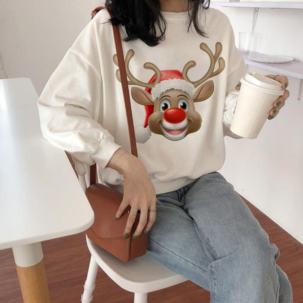 women's hoodies & sweatshirts casual women fashion lovely deer harajuku christmas print long sleeve pullover funny cartoon winter sweat, Black
women's hoodies & sweatshirts casual women fashion lovely deer harajuku christmas print long sleeve pullover funny cartoon winter sweat, Black