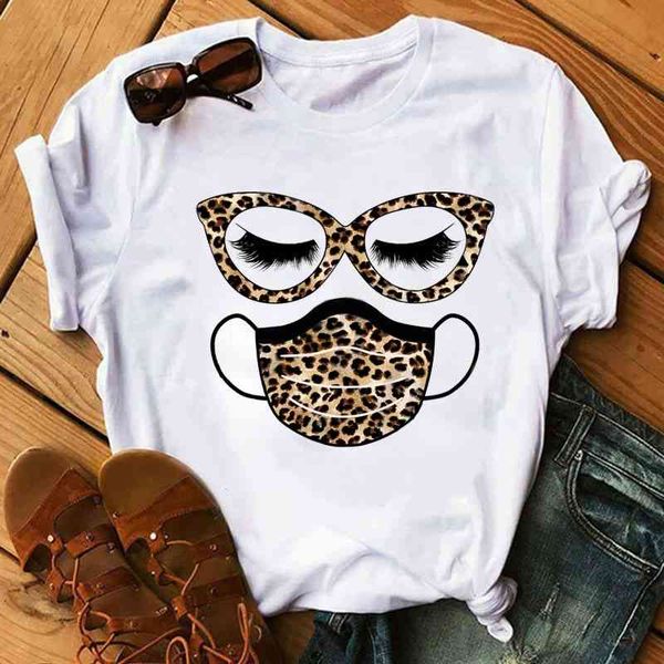 new fashion women t leopard face mask eyelash print shirt female short sleeve harajuku t-shirts 90s girls tee, White
new fashion women t leopard face mask eyelash print shirt female short sleeve harajuku t-shirts 90s girls tee, White