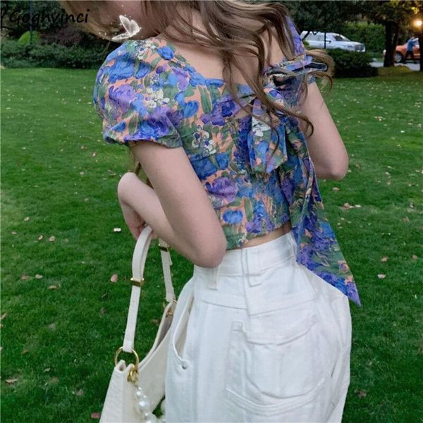 women's blouses & shirts blouse women print backless design elegant all-match korean style short sleeve leisure student holiday streetw, White
women's blouses & shirts blouse women print backless design elegant all-match korean style short sleeve leisure student holiday streetw, White