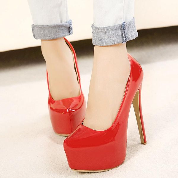 dress shoes women pumps platform wedding and party high heels large size 35-44 super 16cm steel thin daily, Black
dress shoes women pumps platform wedding and party high heels large size 35-44 super 16cm steel thin daily, Black