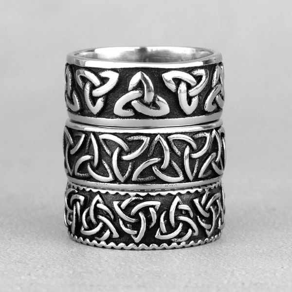 cluster rings celtic knot weave viking symbols stainless steel mens punk retro for male boyfriend jewelry creativity gift wholesale, Golden;silver
cluster rings celtic knot weave viking symbols stainless steel mens punk retro for male boyfriend jewelry creativity gift wholesale, Golden;silver