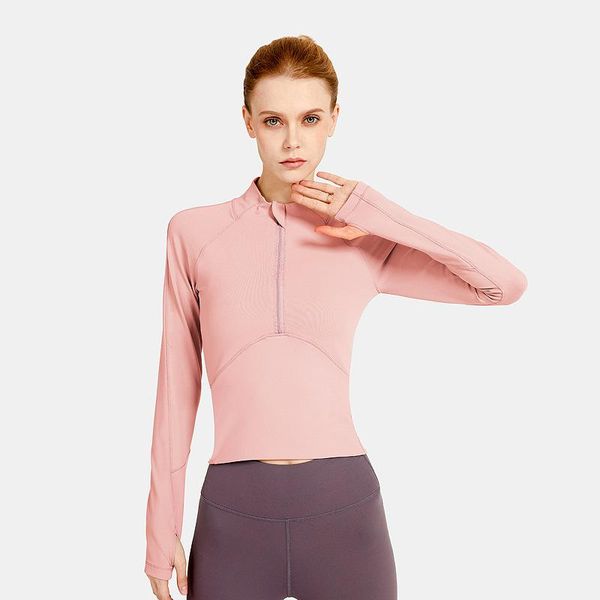 yoga outfits workout sport t shirt female splicing long sleeve half zipper slim fit jogger jacket gym tight elasticity crop, White;red
yoga outfits workout sport t shirt female splicing long sleeve half zipper slim fit jogger jacket gym tight elasticity crop, White;red