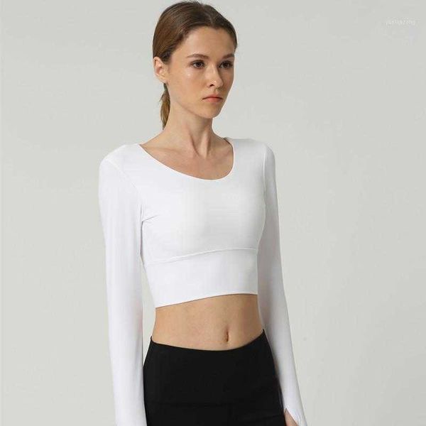 yoga outfits fitns cloth short sleeve shirt gym running active wear sport women seamls t shirts1, Gray
yoga outfits fitns cloth short sleeve shirt gym running active wear sport women seamls t shirts1, Gray