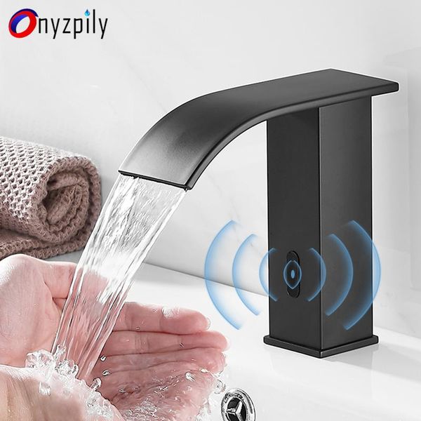 bathroom sink faucets matte black sensor basin faucet deck mounted automatic intelligent inductive facucet cold water mixer bathroomtap
bathroom sink faucets matte black sensor basin faucet deck mounted automatic intelligent inductive facucet cold water mixer bathroomtap