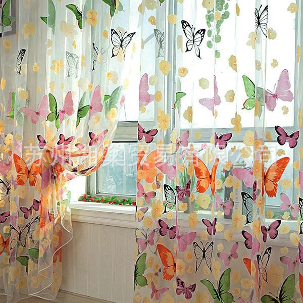 butterfly printed curtain tulle voile door window balcony sheer panel screen supplies curtains for bedroom & drapes
butterfly printed curtain tulle voile door window balcony sheer panel screen supplies curtains for bedroom & drapes