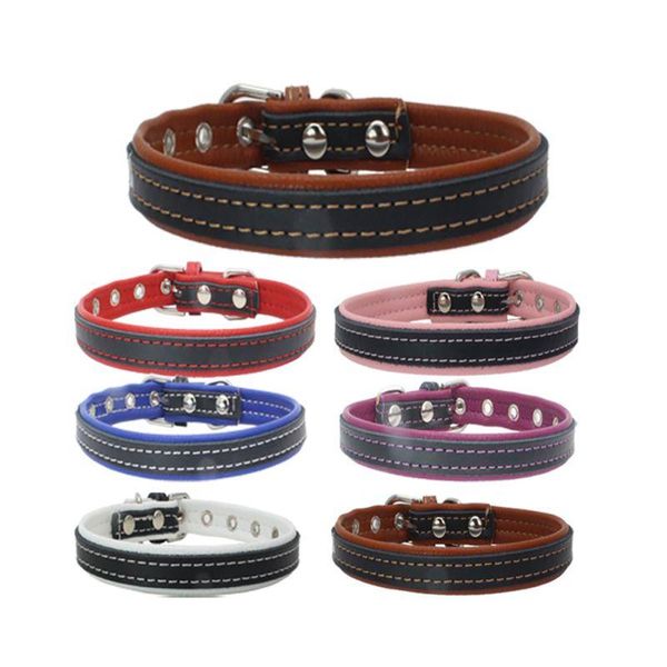 dog collars & leashes cow leather pet cat puppy collar adjustable safety neck buckle strap arrive 2021
dog collars & leashes cow leather pet cat puppy collar adjustable safety neck buckle strap arrive 2021