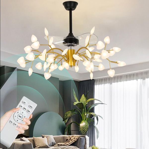 modern ceiling fan light simple atmosphere living room dining lighting with lights remote control fans
modern ceiling fan light simple atmosphere living room dining lighting with lights remote control fans