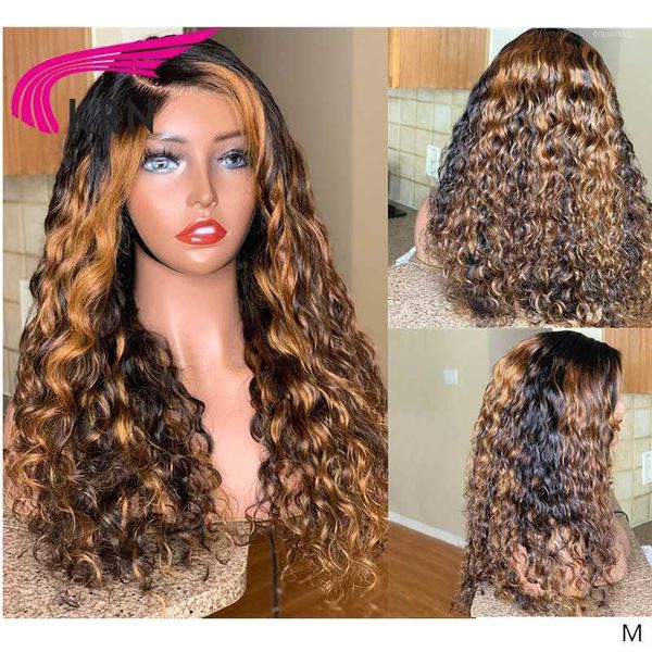 curly highlight honey blonde lace front human hair wig 13*4/13*6 180% remy middle ratio for women1, Black;brown
curly highlight honey blonde lace front human hair wig 13*4/13*6 180% remy middle ratio for women1, Black;brown