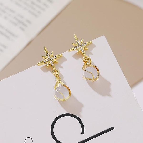 dangle & chandelier opal rhinestone earrings for women korean fashion vintage star woman earring trendy tide jewelry accessories wholesale 2, Silver
dangle & chandelier opal rhinestone earrings for women korean fashion vintage star woman earring trendy tide jewelry accessories wholesale 2, Silver
