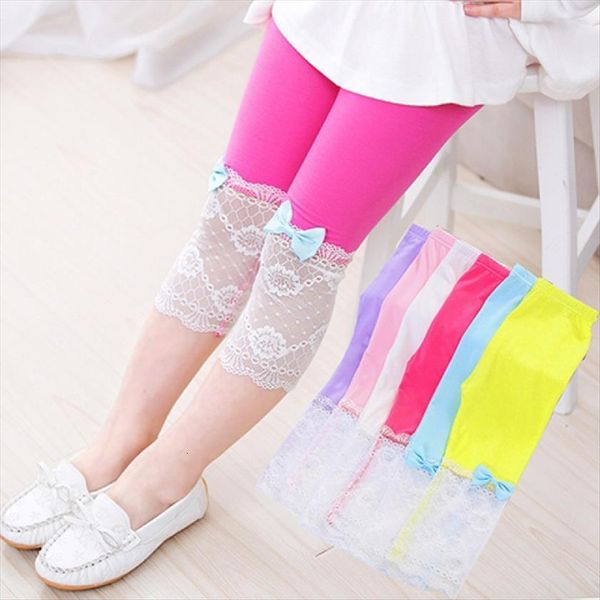 3 9years summer girls leggings kids clothes girl candy color white lace blue bowknot soft children skinny cropped pants
3 9years summer girls leggings kids clothes girl candy color white lace blue bowknot soft children skinny cropped pants