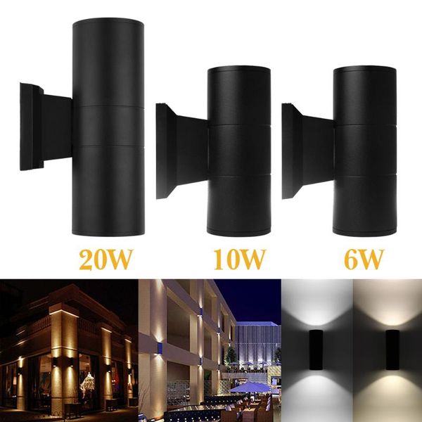 outdoor wall lamps ip65 ac 85-265v 20w cob led light up and down round lamp waterproof indoor lighting decoration
outdoor wall lamps ip65 ac 85-265v 20w cob led light up and down round lamp waterproof indoor lighting decoration