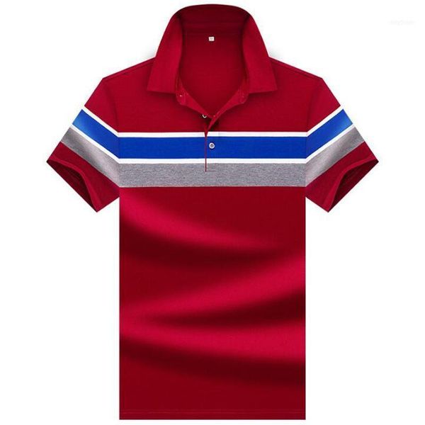 men's polos shirt brand cotton summer short sleeve men business casual striped clothing1, White;black
men's polos shirt brand cotton summer short sleeve men business casual striped clothing1, White;black