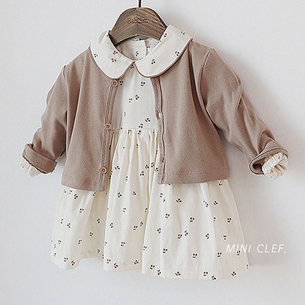 2021 korean autumn baby cherry floral one piece dress 1-3 years old girl doll collar princess dress, Red;yellow
2021 korean autumn baby cherry floral one piece dress 1-3 years old girl doll collar princess dress, Red;yellow