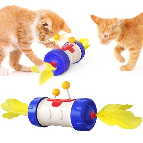 cat toys pet iq sliding toy 360 rotating tumbler feather for dogs kitten puppy accessories five colors optional
cat toys pet iq sliding toy 360 rotating tumbler feather for dogs kitten puppy accessories five colors optional