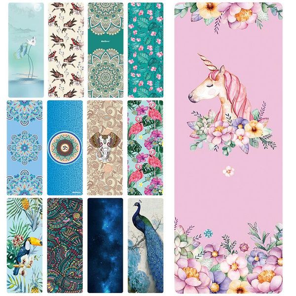 183*68cm ultra-light folding yoga mats printed mandala 1mm suede natural rubber anti slip pilates blankets multiple uses
183*68cm ultra-light folding yoga mats printed mandala 1mm suede natural rubber anti slip pilates blankets multiple uses