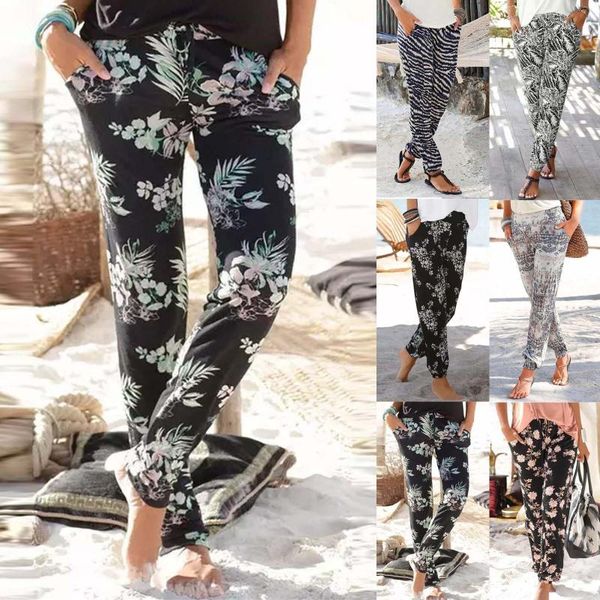 running pants women's print loose casual elastic band sports leisure time trousers high waist female breathable, Black;blue
running pants women's print loose casual elastic band sports leisure time trousers high waist female breathable, Black;blue