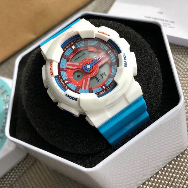 led sports watch baby-g fashion dial large area texture metal color designer men's and women's outdoor shockproof luminous diving, Slivery;brown
led sports watch baby-g fashion dial large area texture metal color designer men's and women's outdoor shockproof luminous diving, Slivery;brown