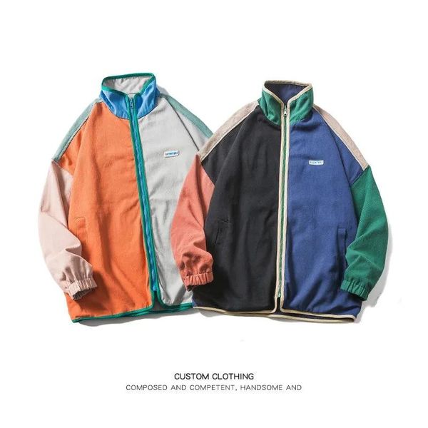 women's jackets women jacket 2021 retro color matching double-sided wear stand collar trendy brand loose hip-hop couple coat, Black;brown
women's jackets women jacket 2021 retro color matching double-sided wear stand collar trendy brand loose hip-hop couple coat, Black;brown