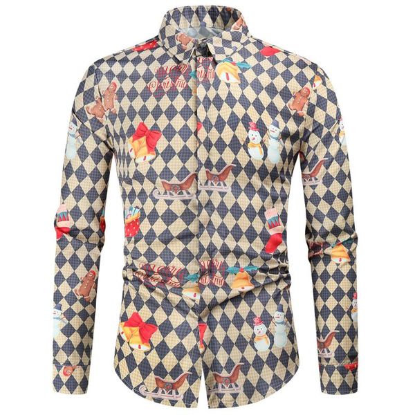 men's casual shirts vintage plaid christmas shirt men 2022 brand slim fit long sleeve chemise homme xmas party mens dress camisas 4xl, White;black
men's casual shirts vintage plaid christmas shirt men 2022 brand slim fit long sleeve chemise homme xmas party mens dress camisas 4xl, White;black