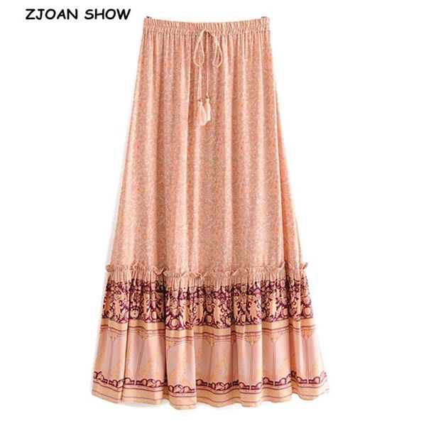 skirts 2021 bohemian orange feather floral print long skirt holiday women elastic waist wood ears ruffles lace swing beach, Black
skirts 2021 bohemian orange feather floral print long skirt holiday women elastic waist wood ears ruffles lace swing beach, Black