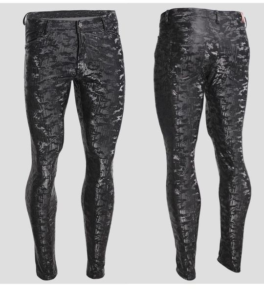 men's pants s-3xl plus size thin fleece winter pencil men high elastic pu leather camo tight trousers streetwear jogger pantalon homme, Black
men's pants s-3xl plus size thin fleece winter pencil men high elastic pu leather camo tight trousers streetwear jogger pantalon homme, Black