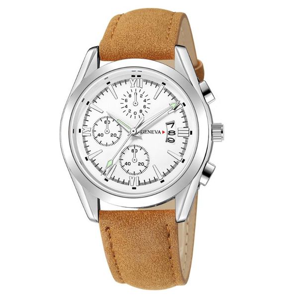 wristwatches 2021 arrivals watches male female luxury quartz sport military stainless steel dial leather band wrist watch men's clock, Slivery;brown
wristwatches 2021 arrivals watches male female luxury quartz sport military stainless steel dial leather band wrist watch men's clock, Slivery;brown