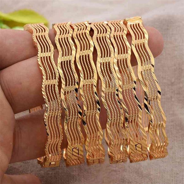 6pcs/lot bangles ethiopian grid gold color for women dubai bride wedding bracelet african arab jewelry middle east 210918, Black
6pcs/lot bangles ethiopian grid gold color for women dubai bride wedding bracelet african arab jewelry middle east 210918, Black
