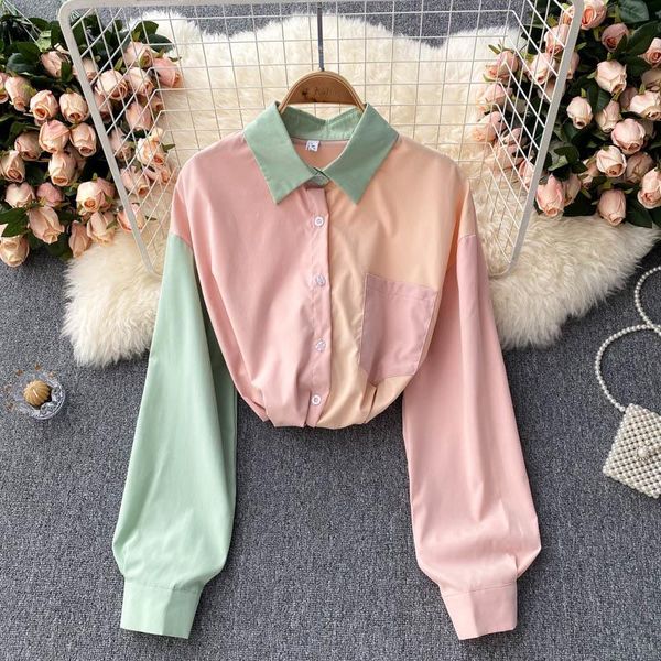 women's blouses & shirts autumn 2021 fashion temperament blouse female lapel small fresh sunscreen long-sleeved blusa chic loose shirt, White
women's blouses & shirts autumn 2021 fashion temperament blouse female lapel small fresh sunscreen long-sleeved blusa chic loose shirt, White