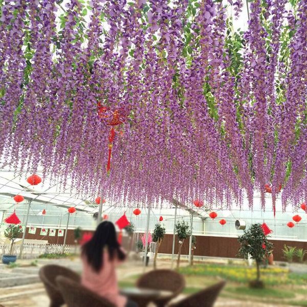 decorative flowers & wreaths celing wall hanging flower vine wedding decoration wholesale white wisteria rattan with leaves silk artificial
decorative flowers & wreaths celing wall hanging flower vine wedding decoration wholesale white wisteria rattan with leaves silk artificial