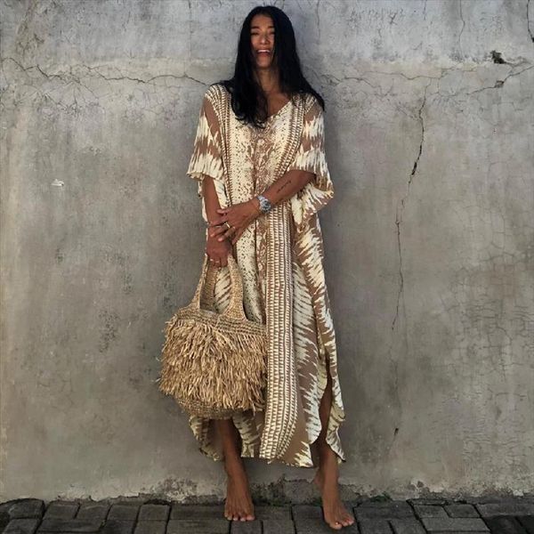 100% black retro snake printed womens dresses self belted side split maxi dress for women plus size beachwear long kaftan, Black;gray
100% black retro snake printed womens dresses self belted side split maxi dress for women plus size beachwear long kaftan, Black;gray