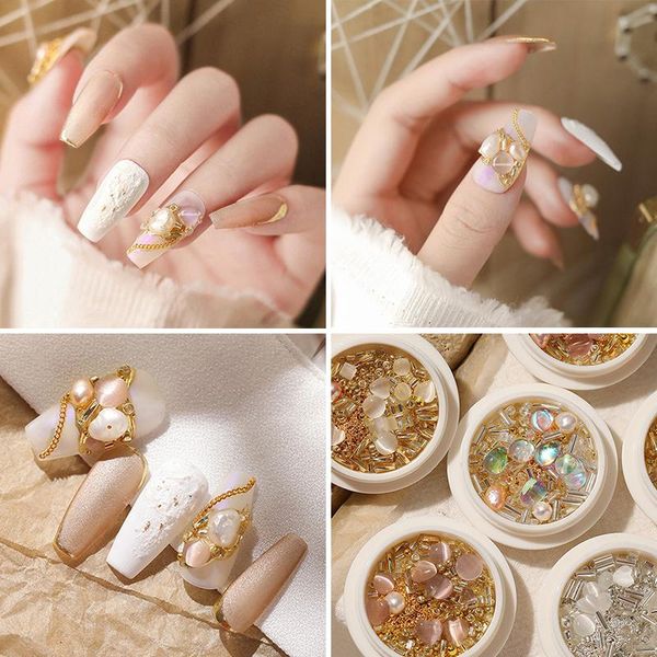 nail art decorations mix rhinestones diy decoration 3d aurora stone beauty pearls jewelry manicure gem studs, Silver;gold
nail art decorations mix rhinestones diy decoration 3d aurora stone beauty pearls jewelry manicure gem studs, Silver;gold